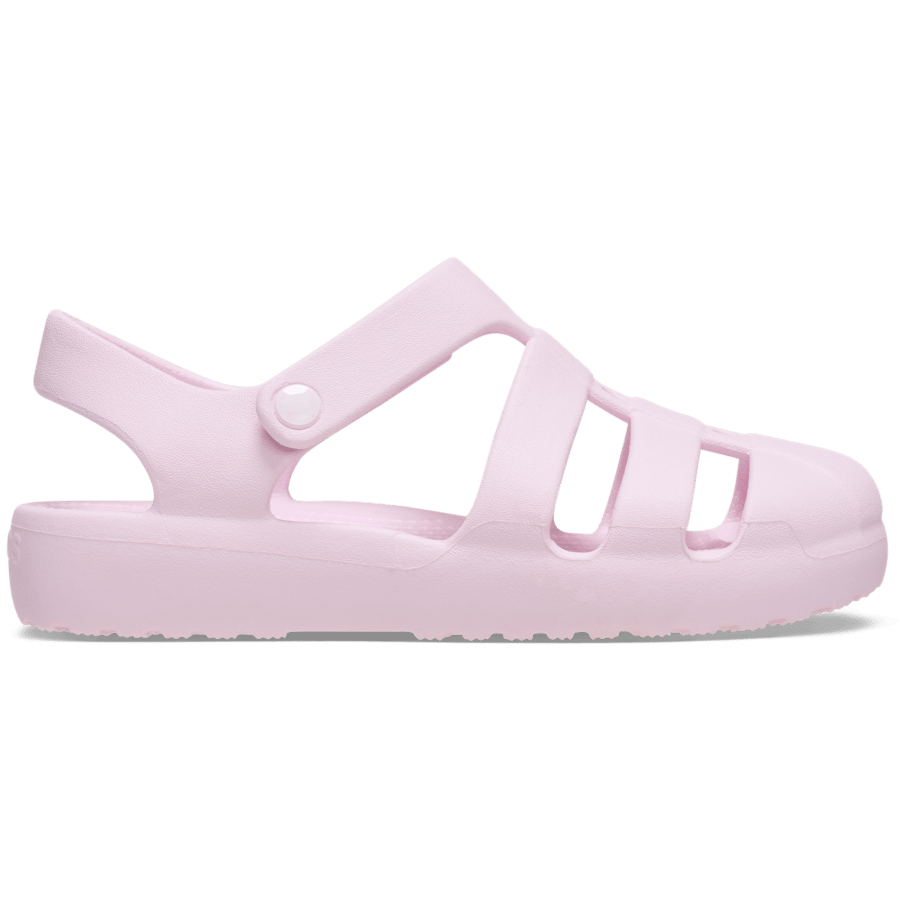 Pink Milk Toddler Classic Fisherman Sandal - Side - Crocs