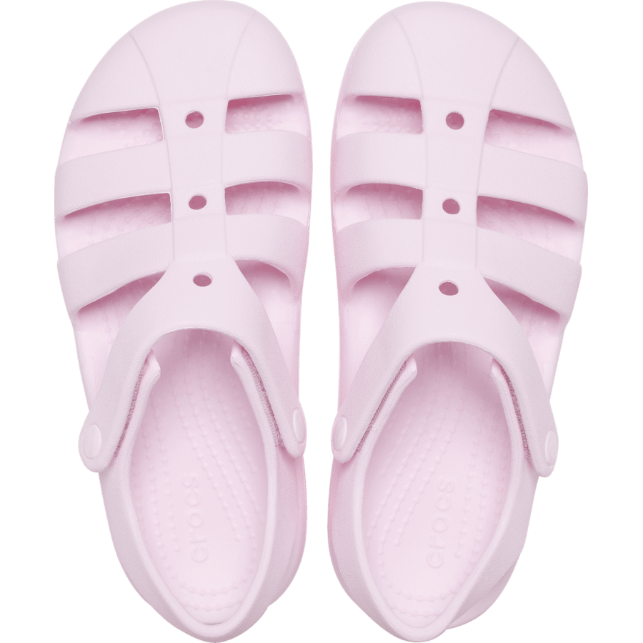 Pink Milk Toddler Classic Fisherman Sandal - Top - Crocs