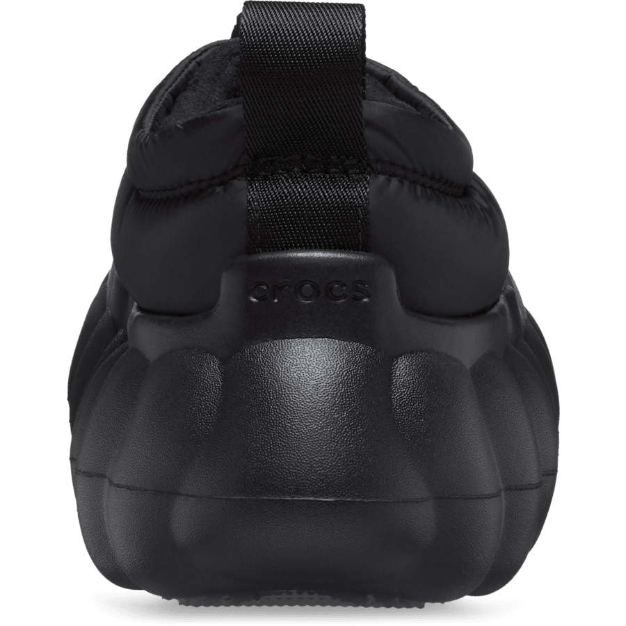 Black / Black Overpuff Shorty - Back - Crocs