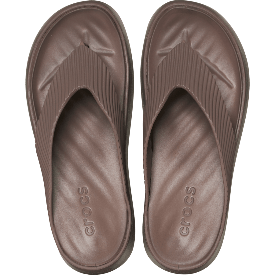 Truffle Getaway Groove Platform Flip - Top - Crocs