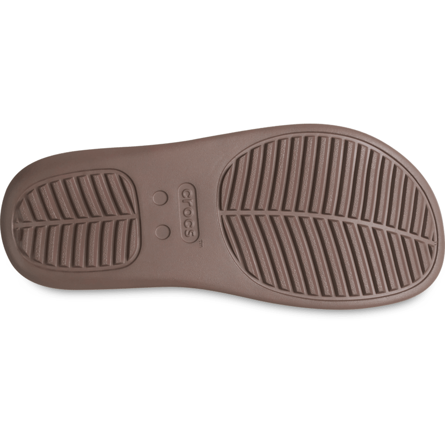 Truffle Getaway Groove Platform Flip - Bottom - Crocs