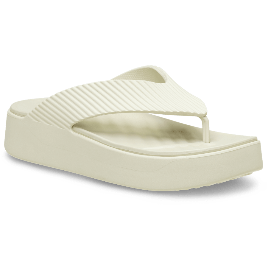 Sandstone Getaway Groove Platform Flip - Angle - Crocs