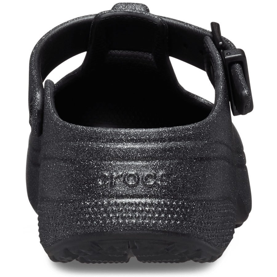 Black Classic Mary Jane Glitter Clog - Back - Crocs