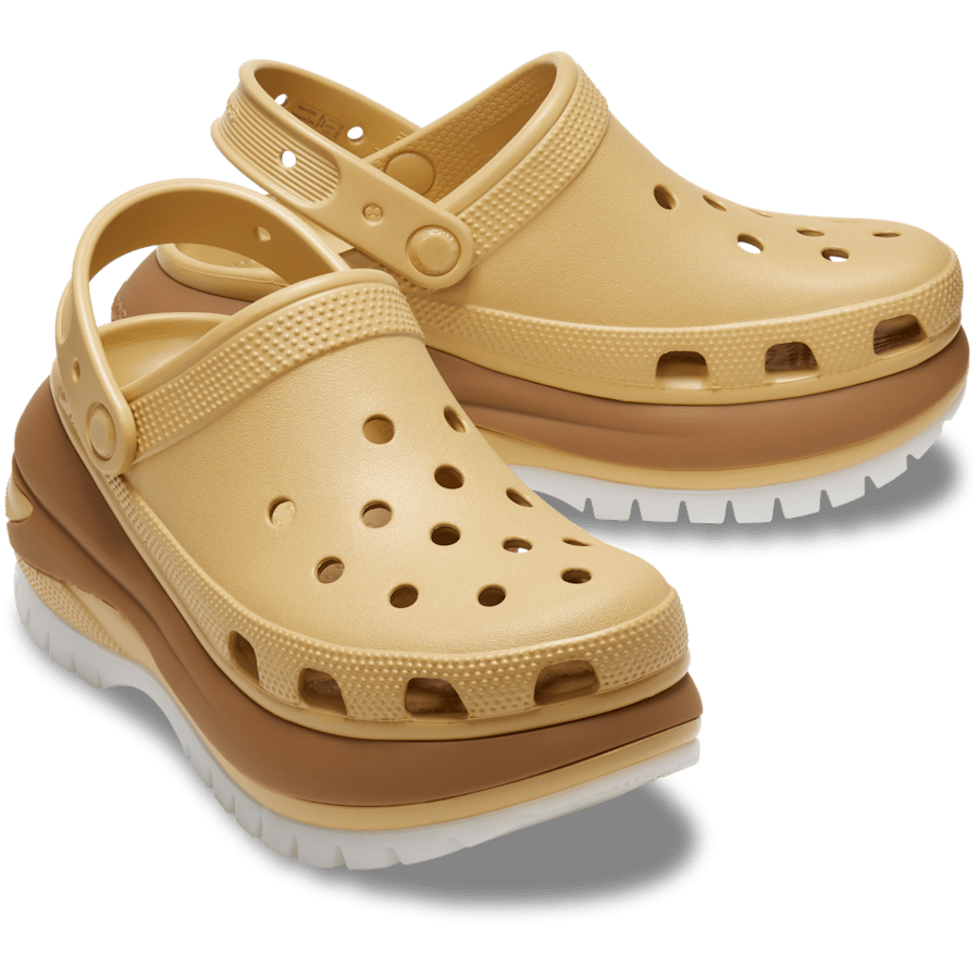 Wheat Mega Crush Matte Clog - Pair - Crocs