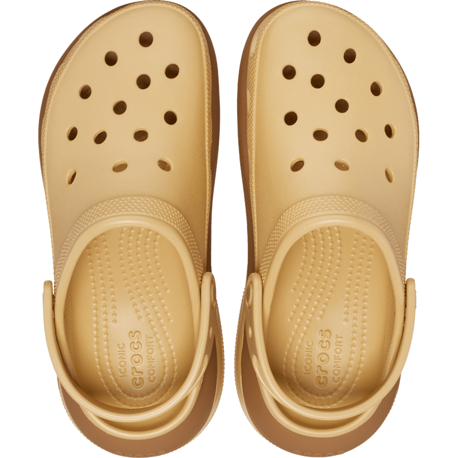 Wheat Mega Crush Matte Clog - Top - Crocs