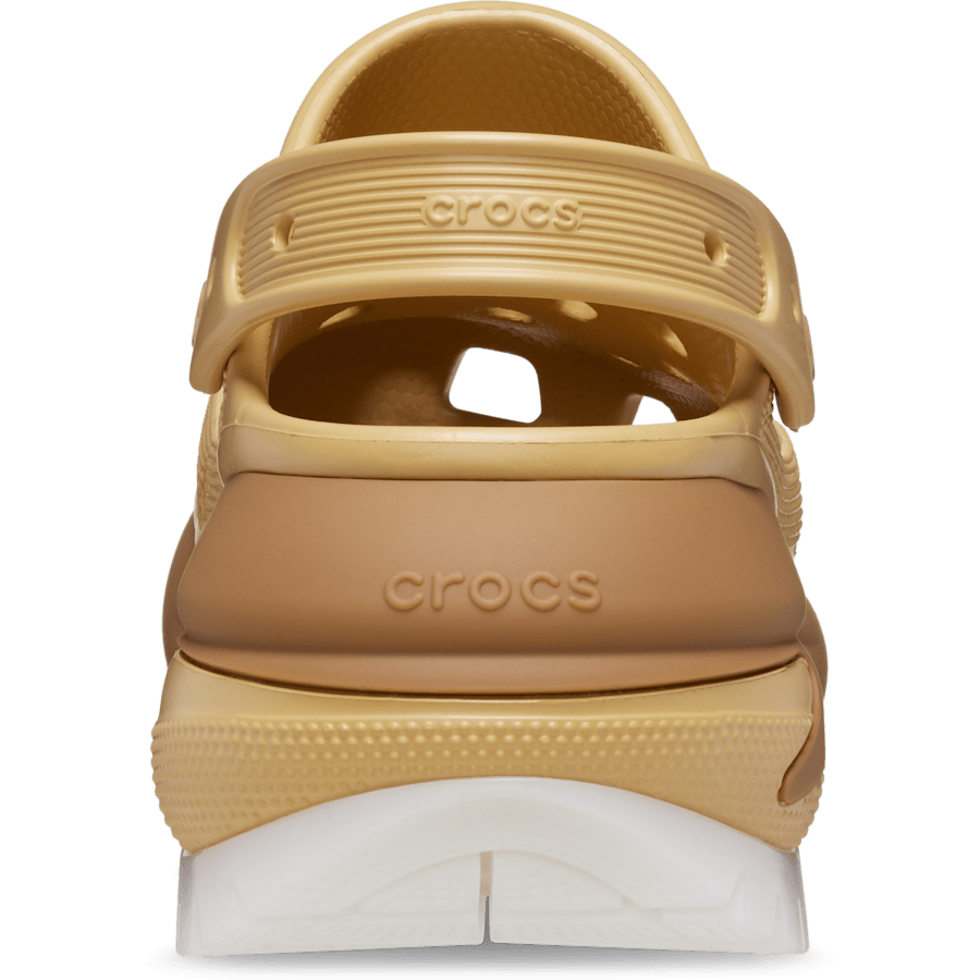Wheat Mega Crush Matte Clog - Back - Crocs