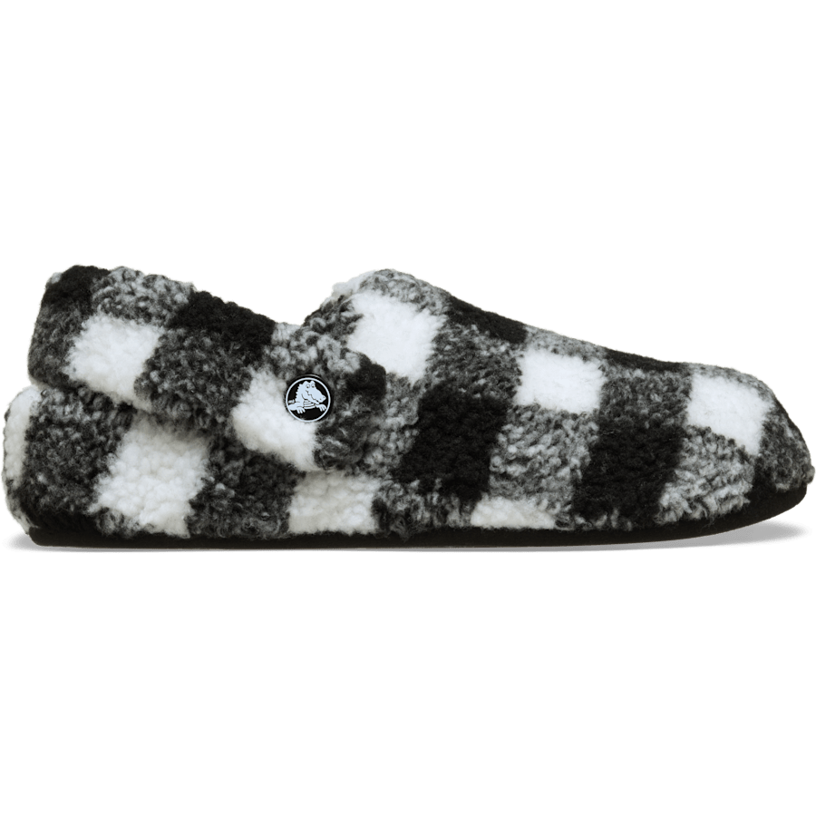 Colour Classic Buffalo Check Cozzzy Slipper - Side - Crocs