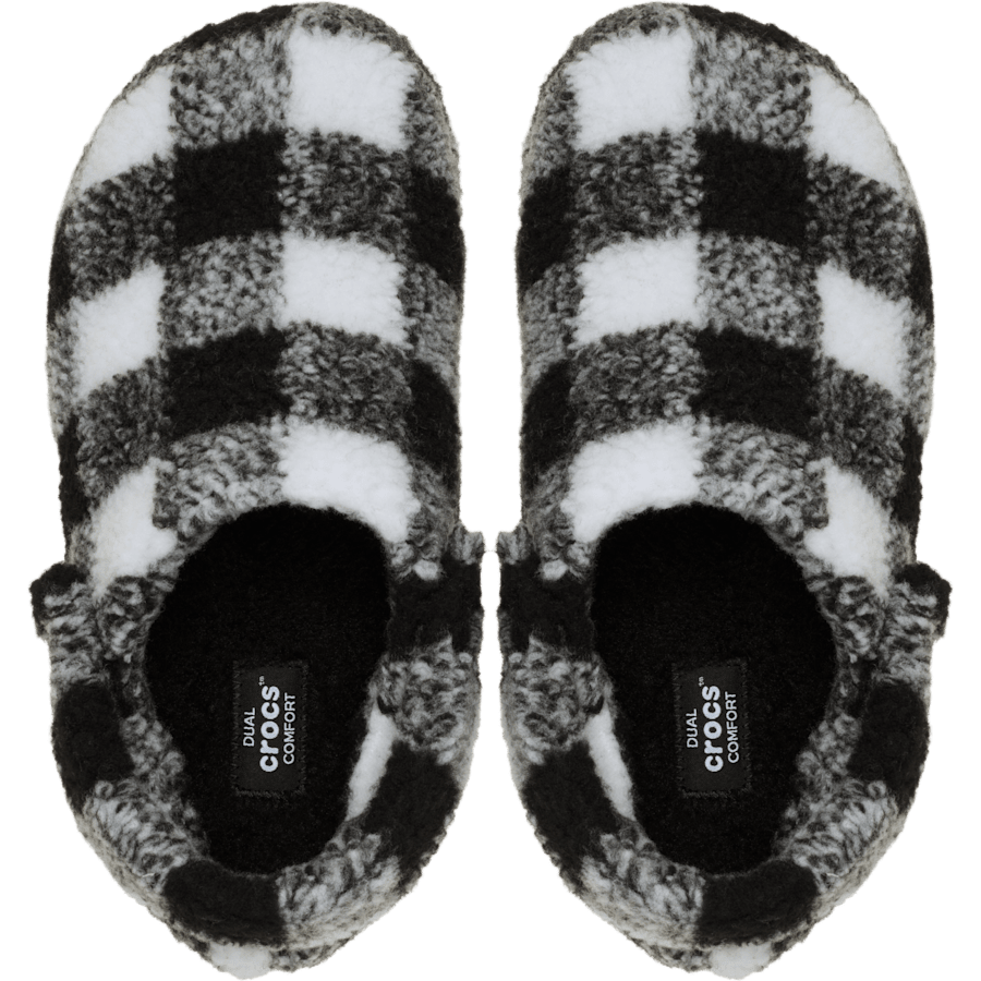Colour Classic Buffalo Check Cozzzy Slipper - Top - Crocs