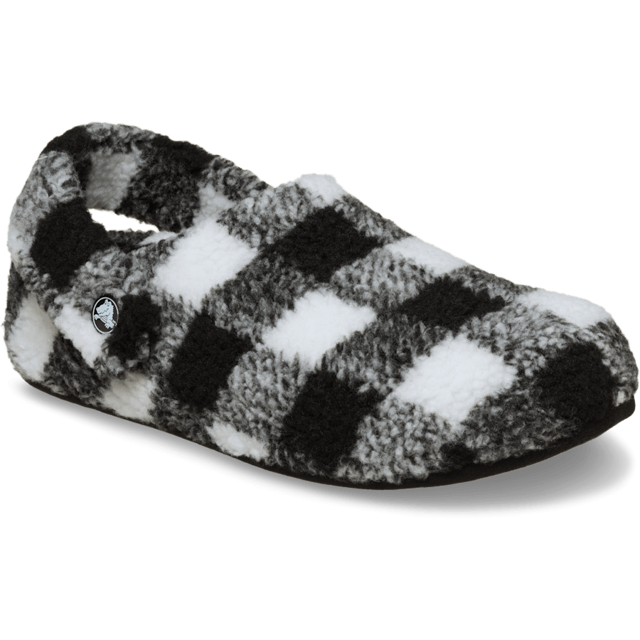 Colour Classic Buffalo Check Cozzzy Slipper - Angle - Crocs