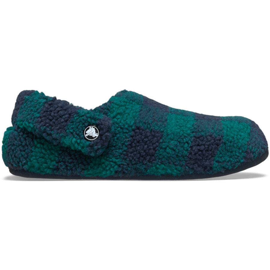 Colour Classic Buffalo Check Cozzzy Slipper - Side - Crocs