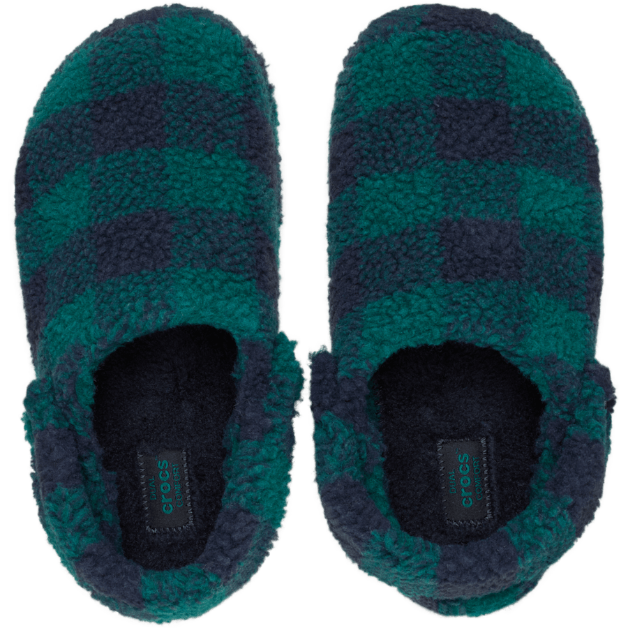 Colour Classic Buffalo Check Cozzzy Slipper - Top - Crocs