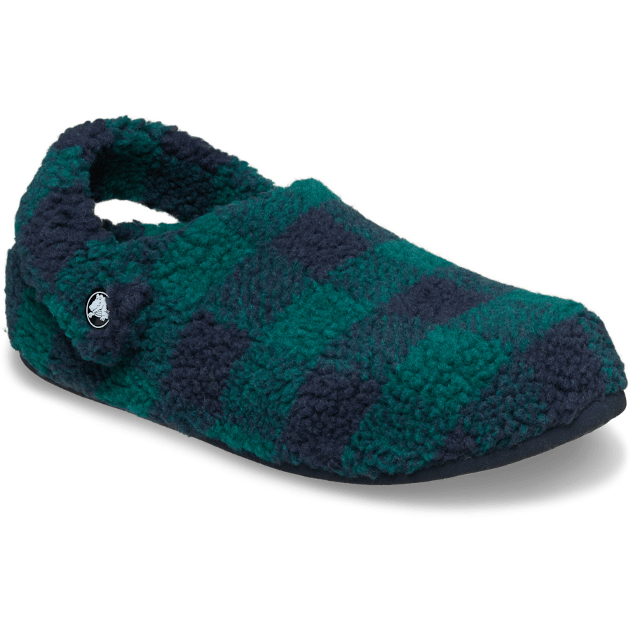 Colour Classic Buffalo Check Cozzzy Slipper - Angle - Crocs