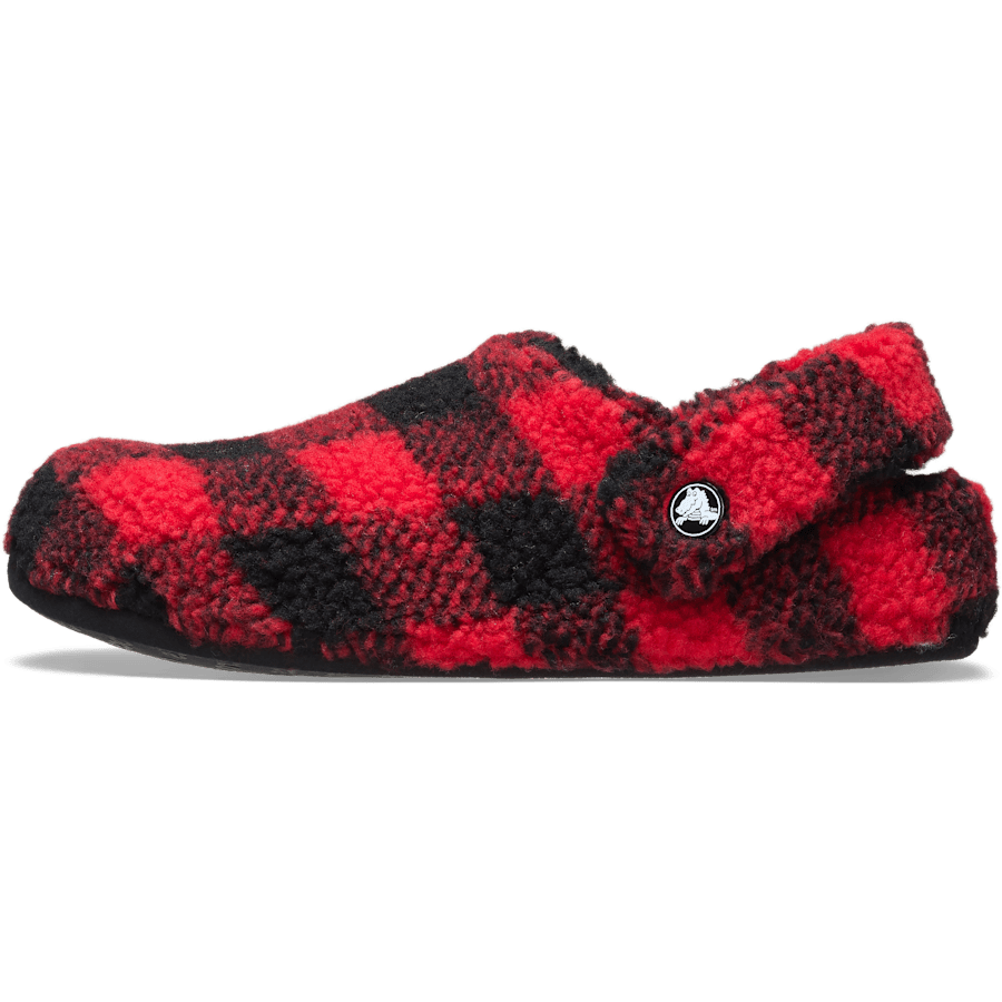 Colour Classic Buffalo Check Cozzzy Slipper - Side - Crocs