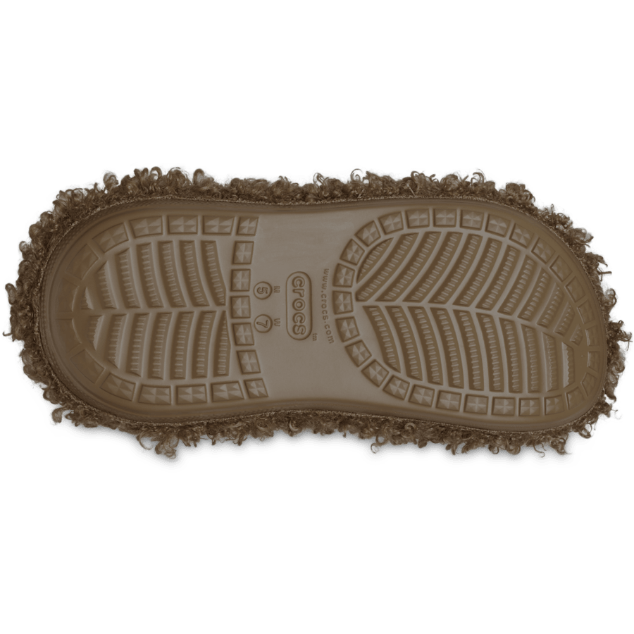 Sepia Crush Doodle Fur Boot - Bottom - Crocs