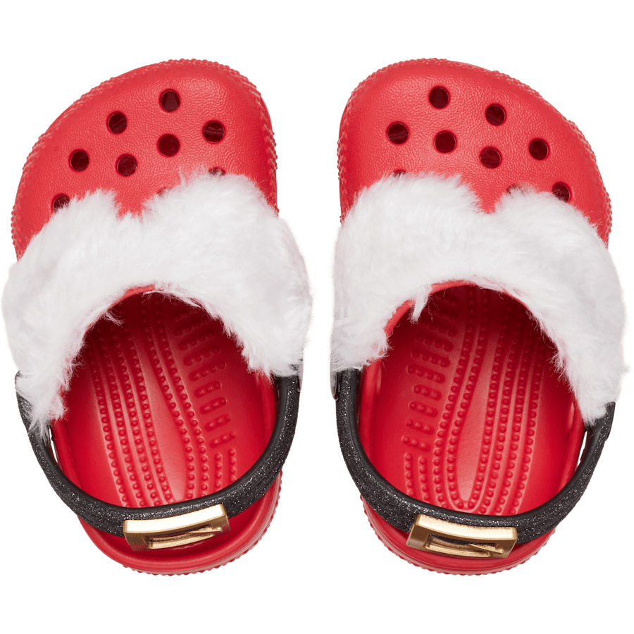Varsity Red / Multi Infant Crocs Littles™ Santa Clog - Top - Crocs