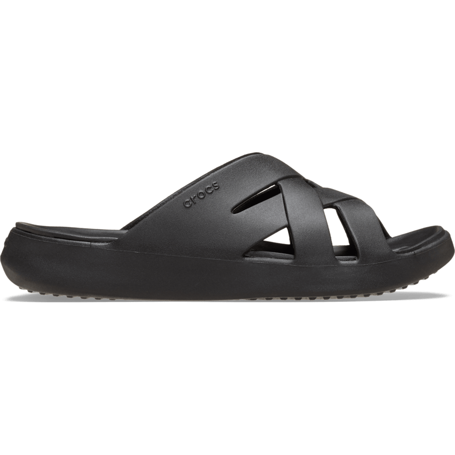 Black Getaway Weave Slide - Side - Crocs