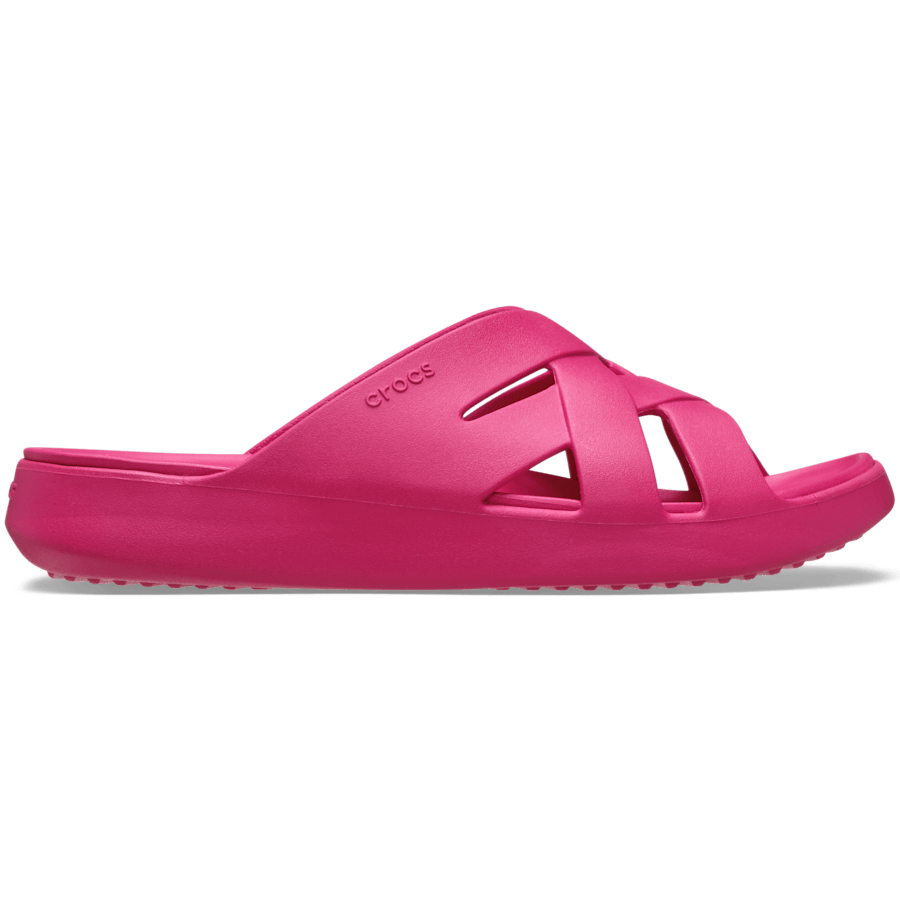 Dragon Fruit Getaway Weave Slide - Side - Crocs