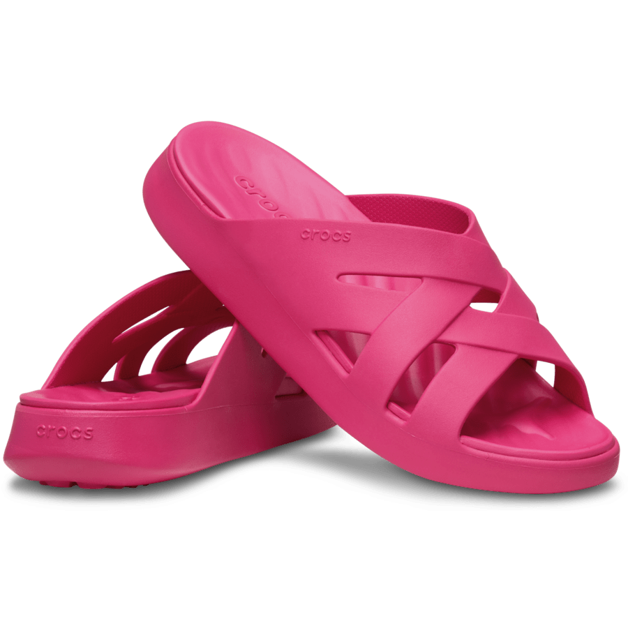 Dragon Fruit Getaway Weave Slide - Pair - Crocs