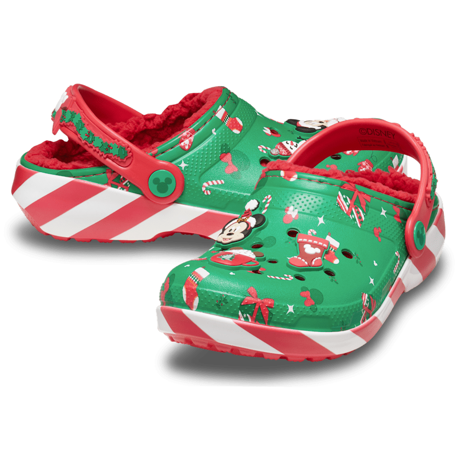 Multi Toddlers' Mickey Holiday Lined Classic Clog - Pair - Crocs