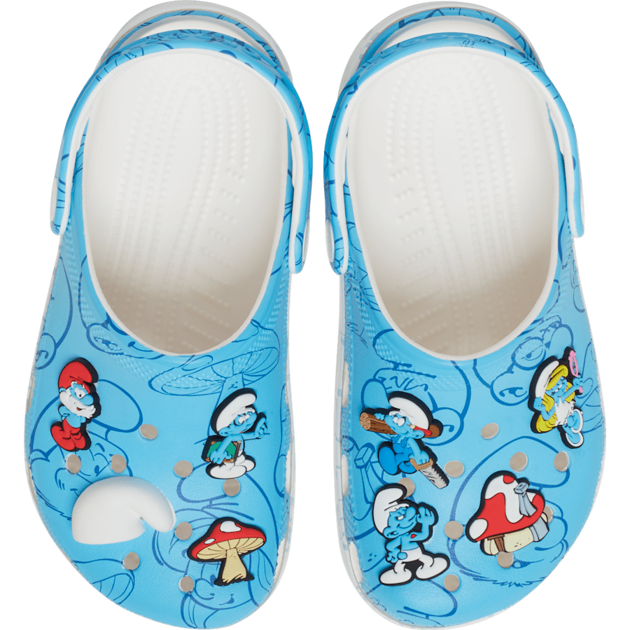 Multi Kids' Smurfs Classic Clog - Side - Crocs