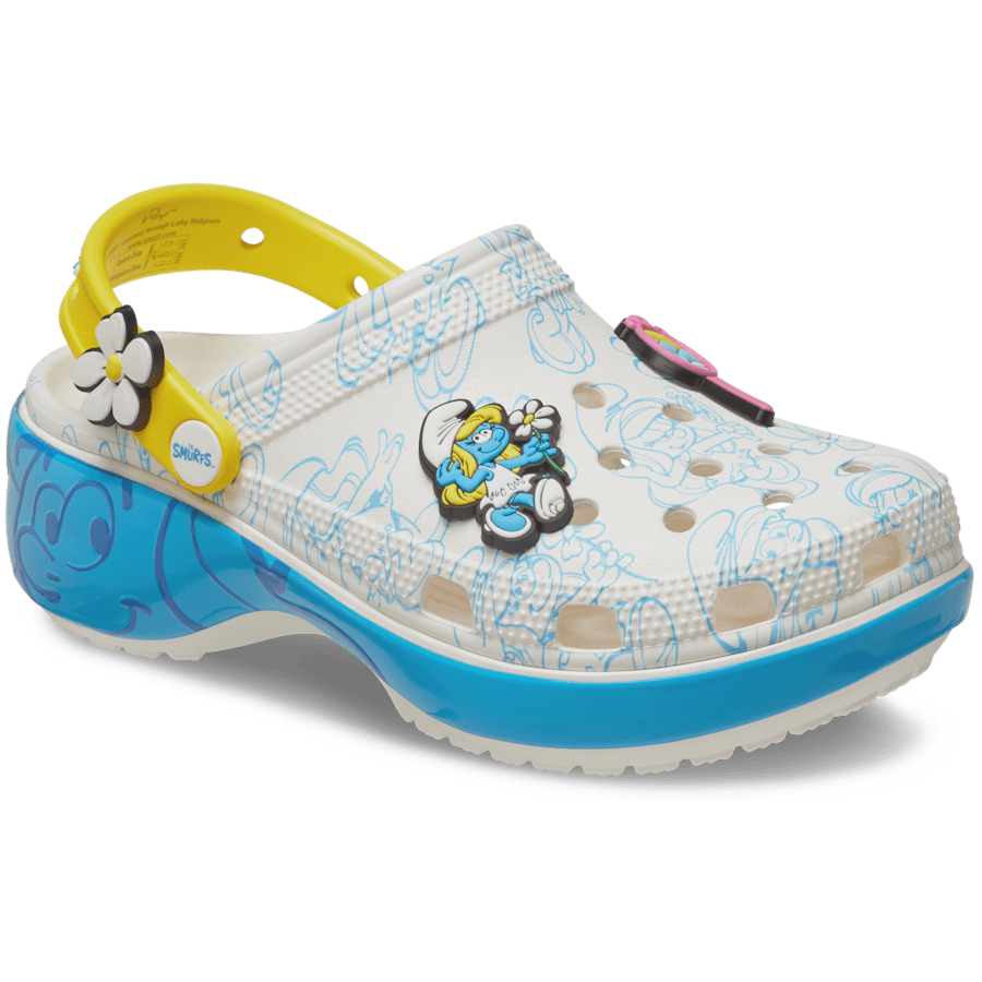 Smurfs Platform Clog