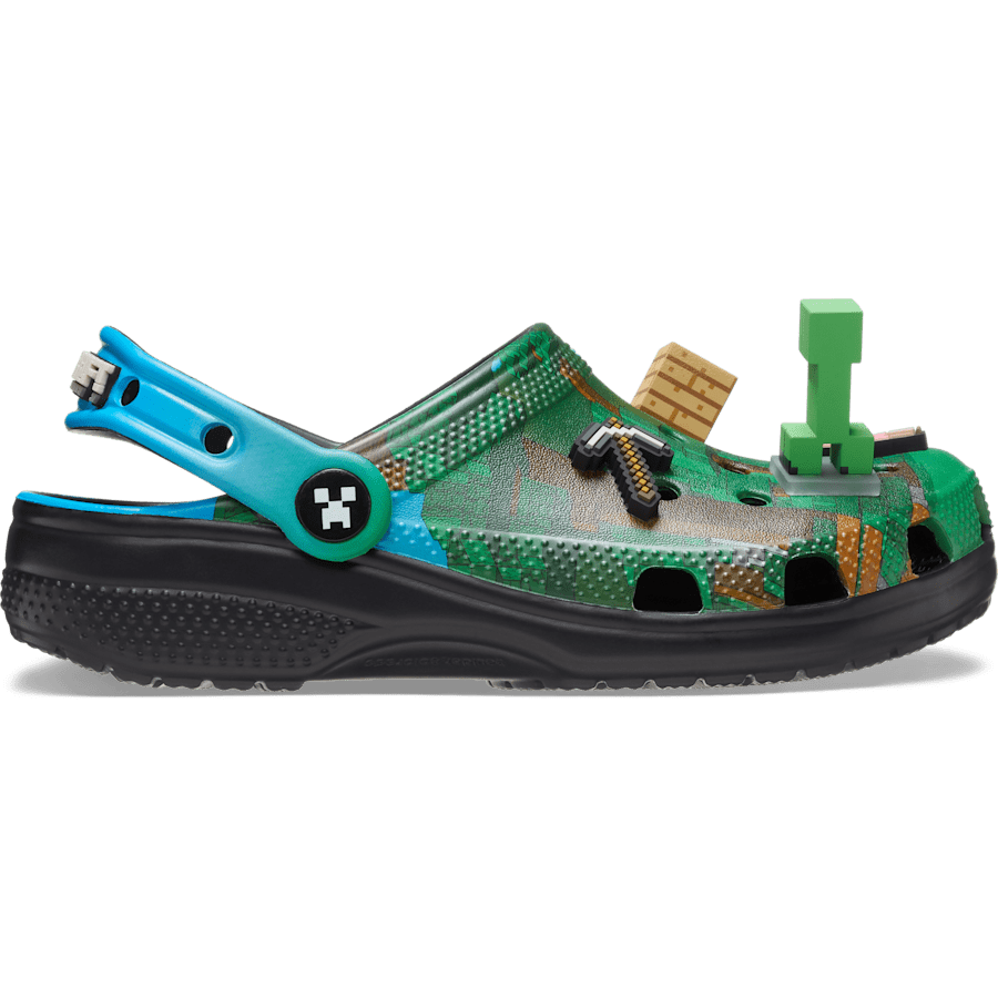 Multi Kids' Minecraft Classic Clog - Side - Crocs