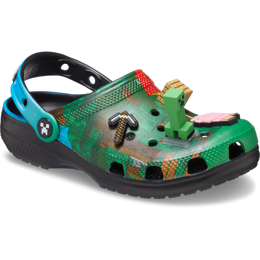Multi Kids' Minecraft Classic Clog - Angle - Crocs