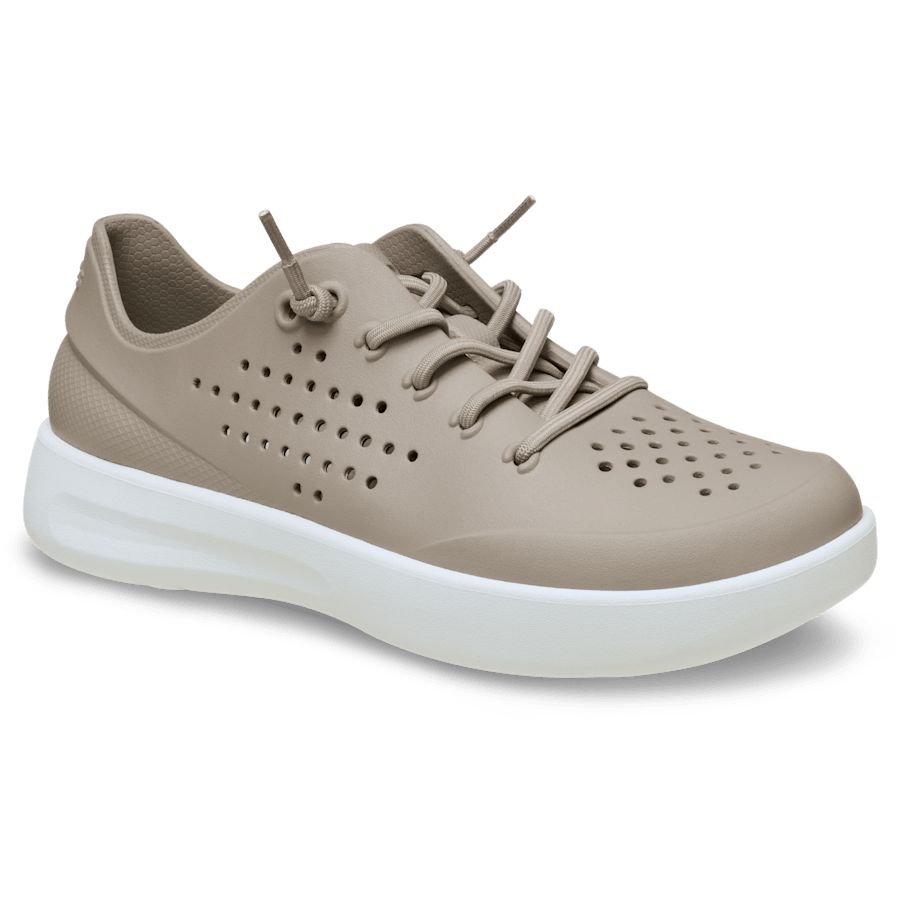 Taupe Women's InMotion Pacer - Angle - Crocs