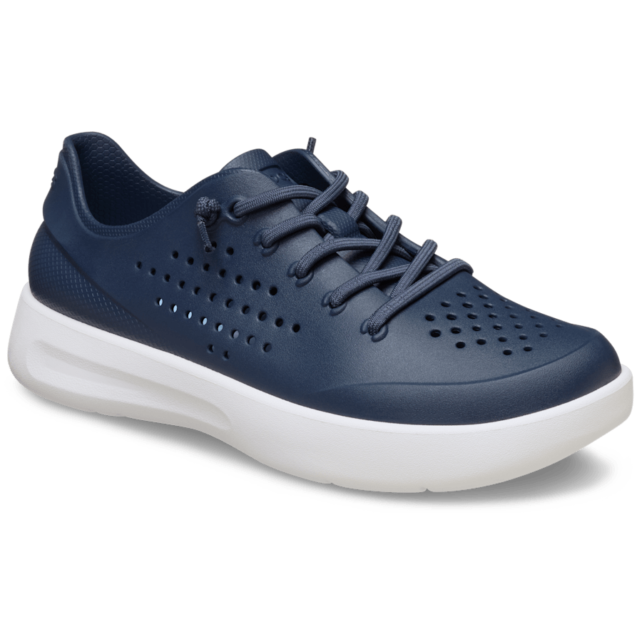 Navy / White Women's InMotion Pacer - Angle - Crocs