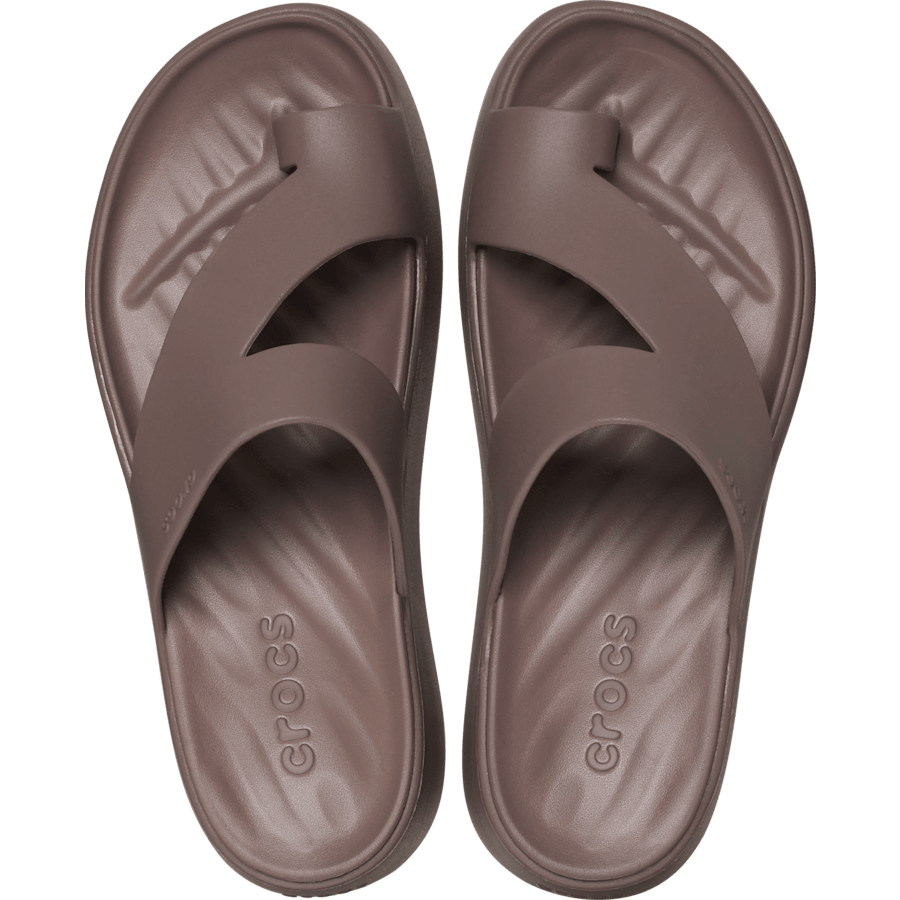Truffle Getaway Platform Toe Loop - Top - Crocs