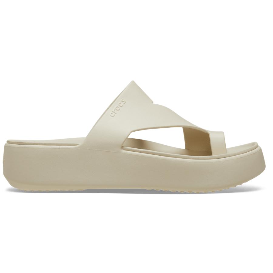 Sandstone Getaway Platform Toe Loop - Side - Crocs