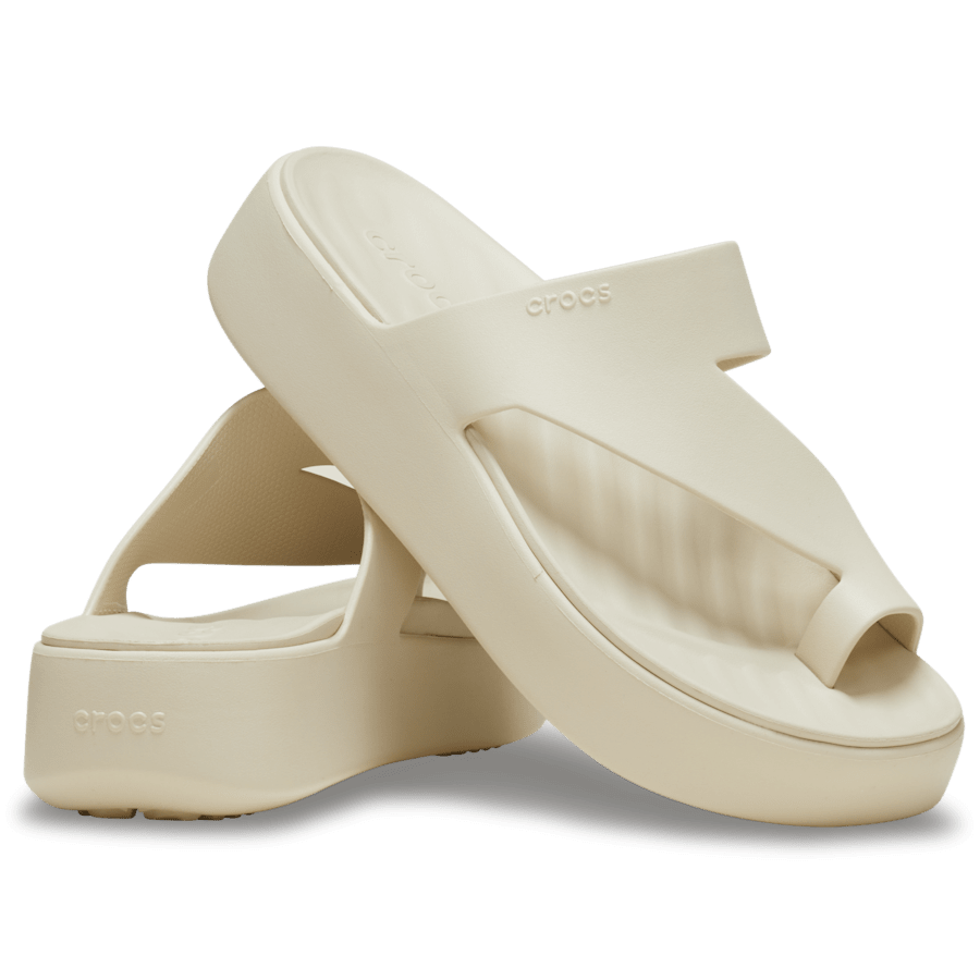 Sandstone Getaway Platform Toe Loop - Pair - Crocs
