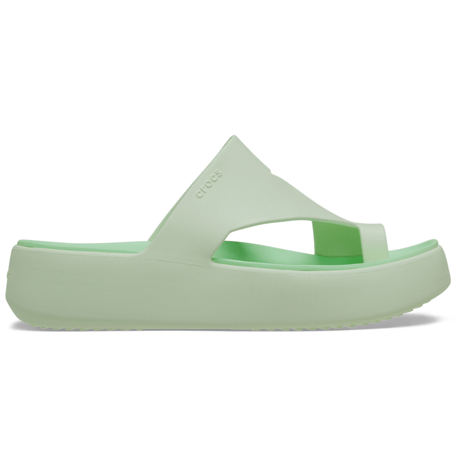 Jade Tint Getaway Platform Toe Loop - Side - Crocs