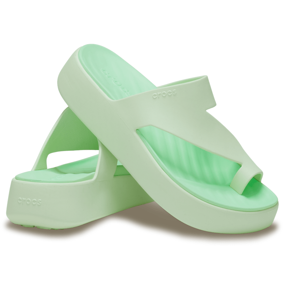 Jade Tint Getaway Platform Toe Loop - Pair - Crocs