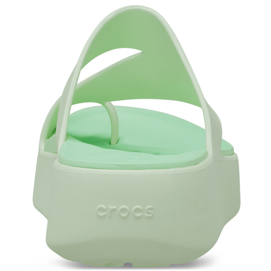 Jade Tint Getaway Platform Toe Loop - Back - Crocs