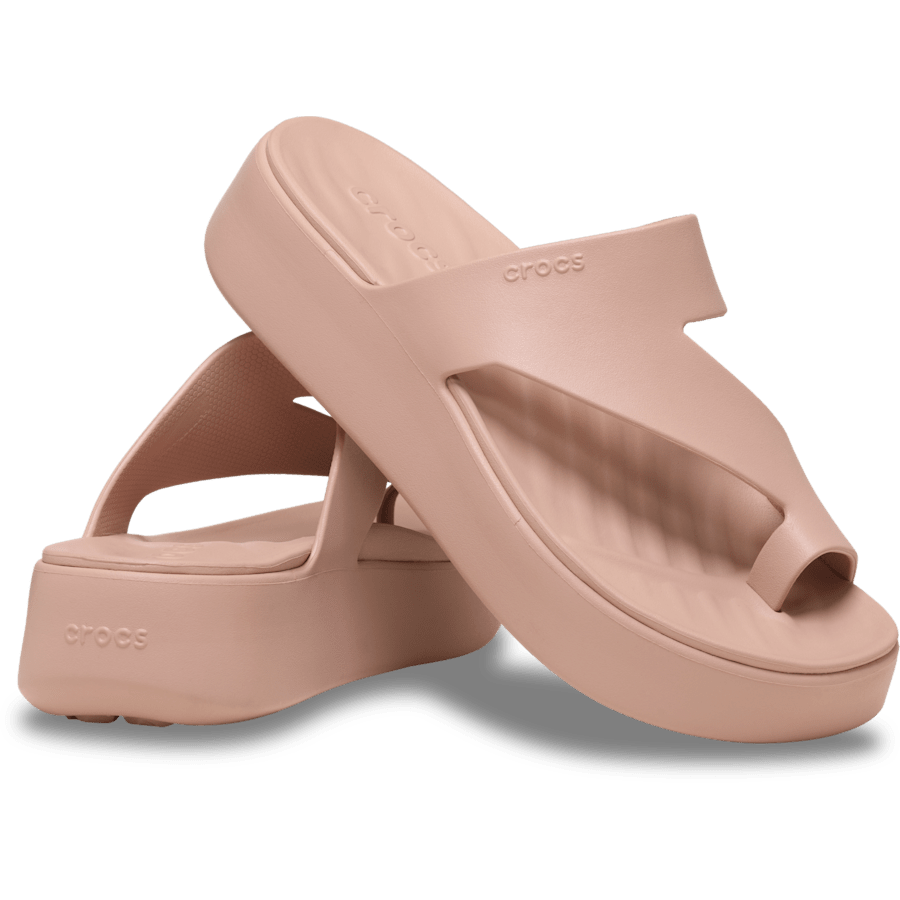 Blush Getaway Platform Toe Loop - Paar - Crocs