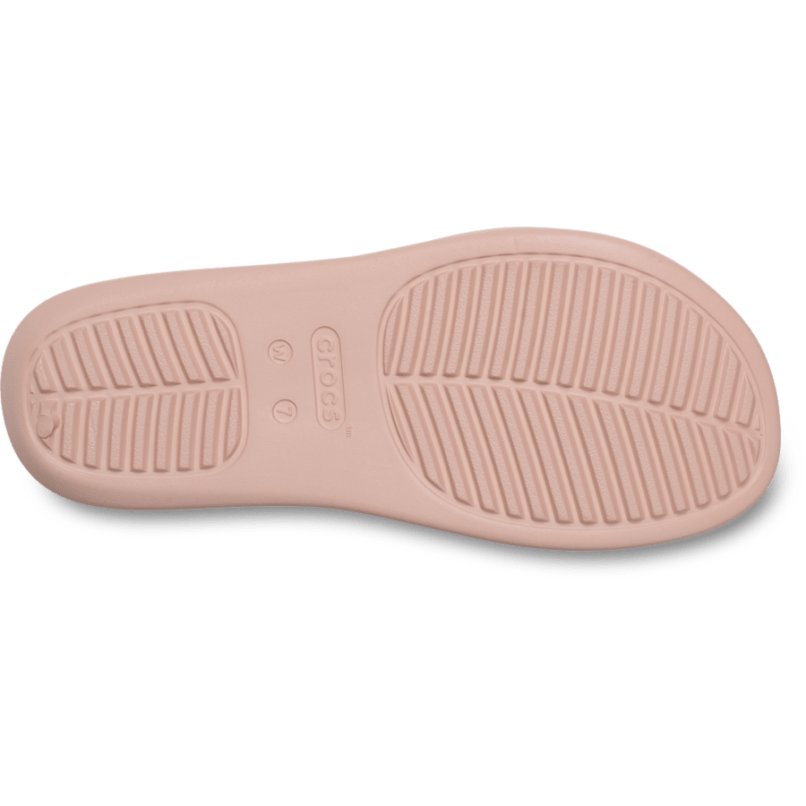Blush Getaway Platform Toe Loop - Ansicht von unten - Crocs