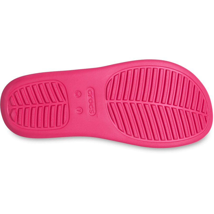 Dragon Fruit Getaway Platform Toe Loop - Bottom - Crocs