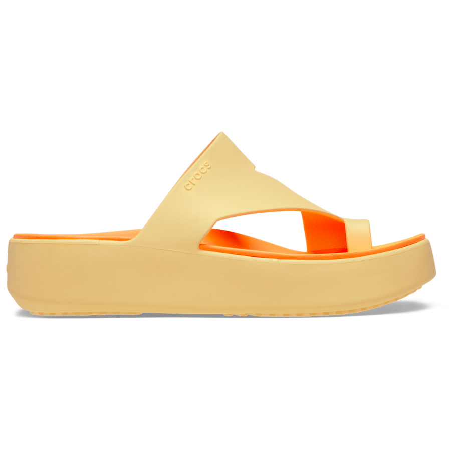 Golden Hour Getaway Platform Toe Loop - Side - Crocs