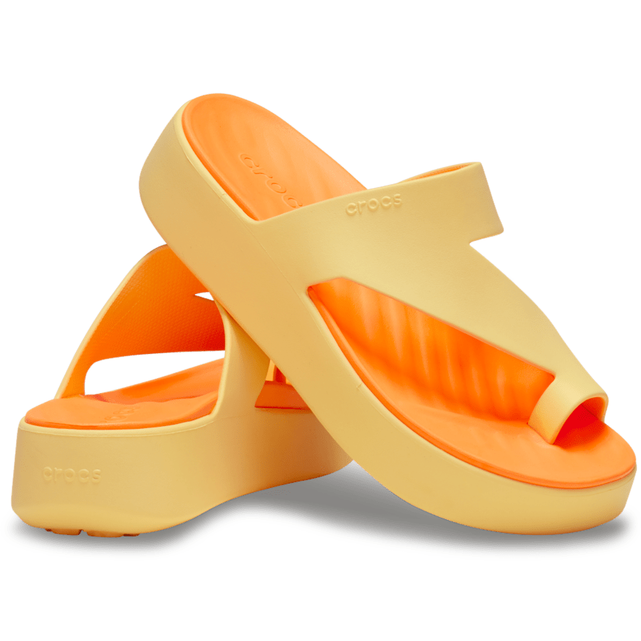 Golden Hour Getaway Platform Toe Loop - Pair - Crocs