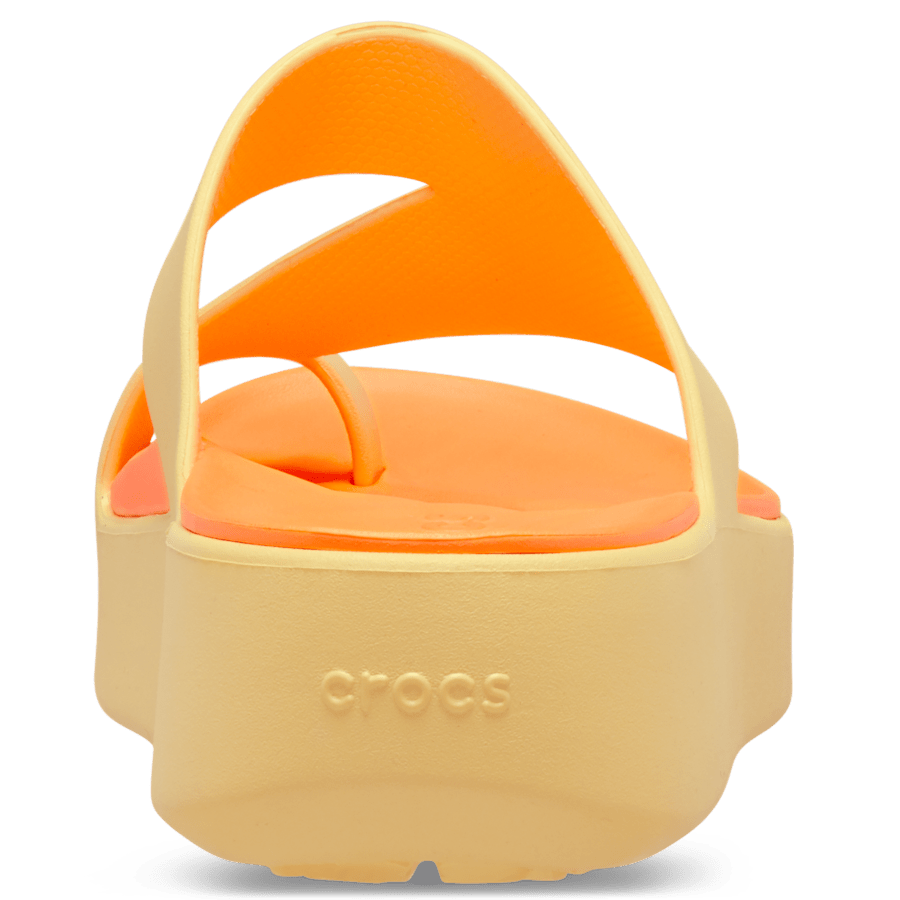 Golden Hour Getaway Platform Toe Loop - Back - Crocs
