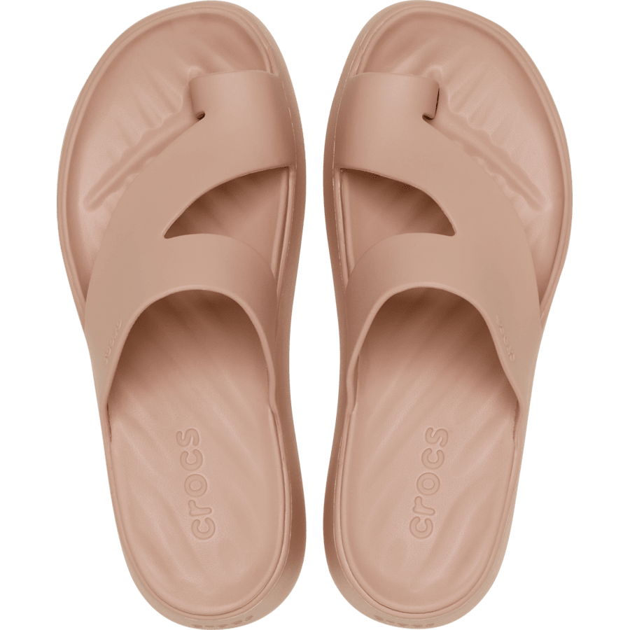 Pink Caramel Getaway Platform Toe Loop - Top - Crocs