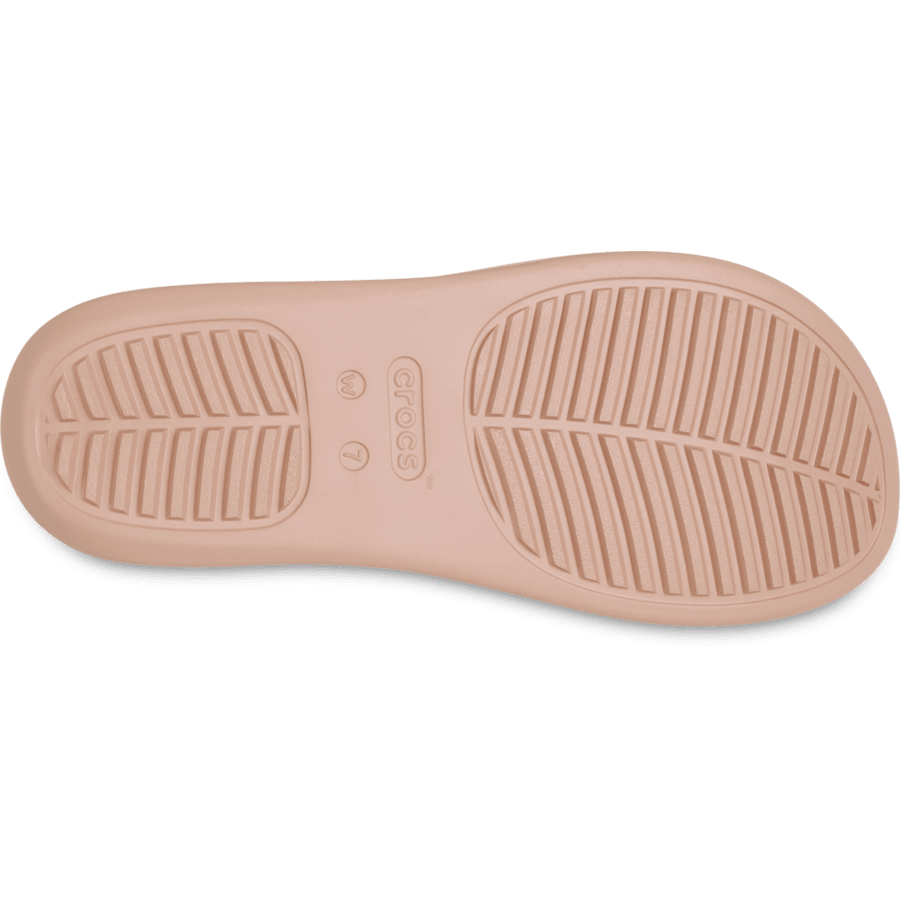 Pink Caramel Getaway Platform Toe Loop - Bottom - Crocs