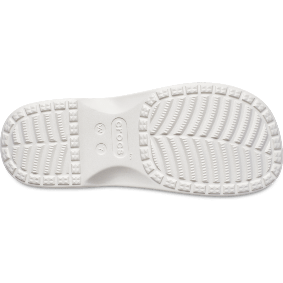 Chalk Classic Women's Cross Strap - Bottom - Crocs