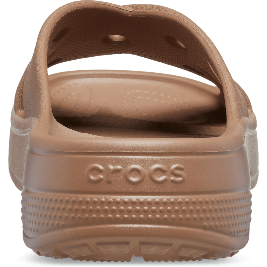 Milk Chocolate Classic Women's Cross Strap - Back - Crocs