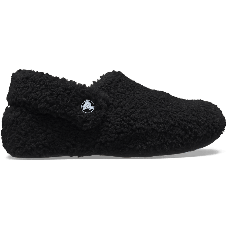 Black Kids' Classic Cozzzy Slipper - Side - Crocs