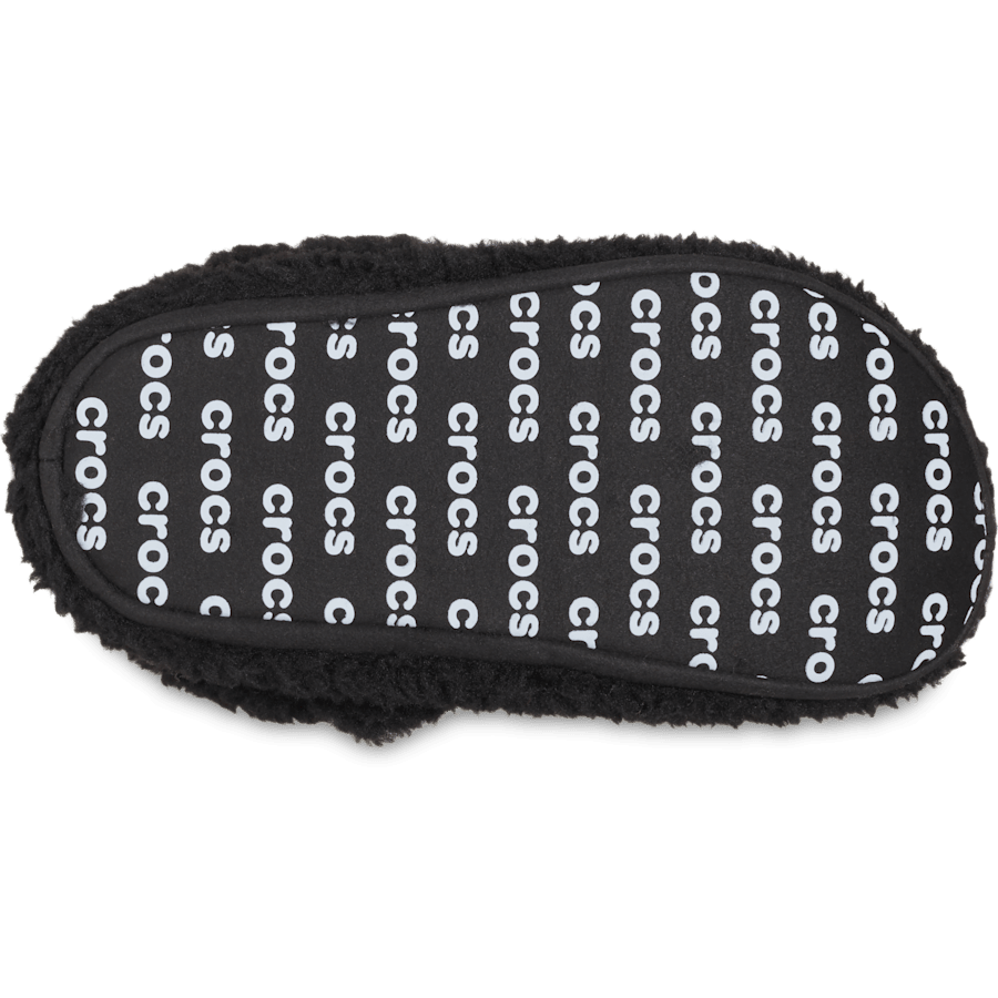 Black Kids' Classic Cozzzy Slipper - Bottom - Crocs