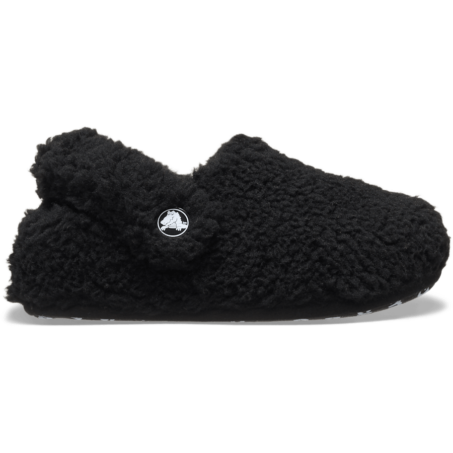 Black Toddler Classic Cozzzy Slipper - Side - Crocs