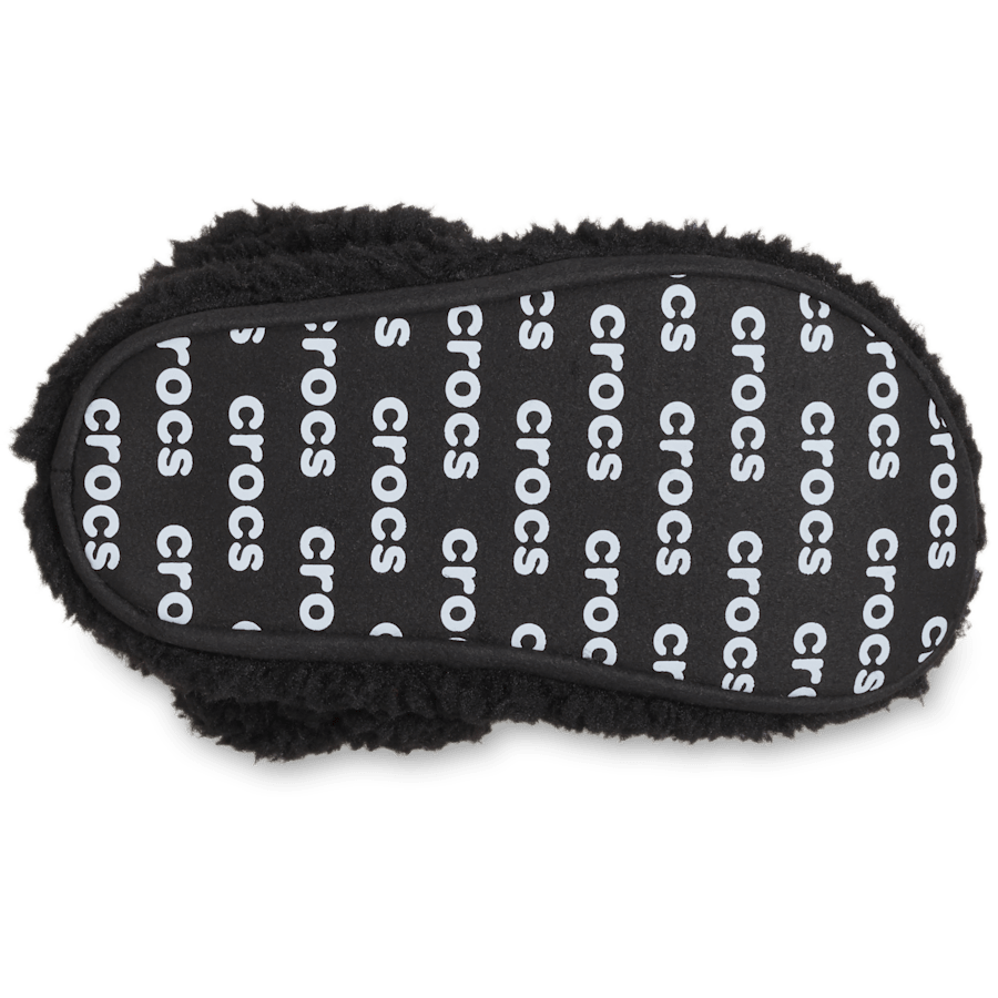 Black Toddler Classic Cozzzy Slipper - Bottom - Crocs