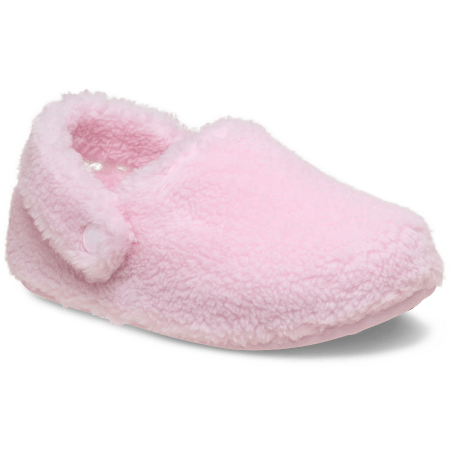 Pink Milk Toddler Classic Cozzzy Slipper - Angle - Crocs